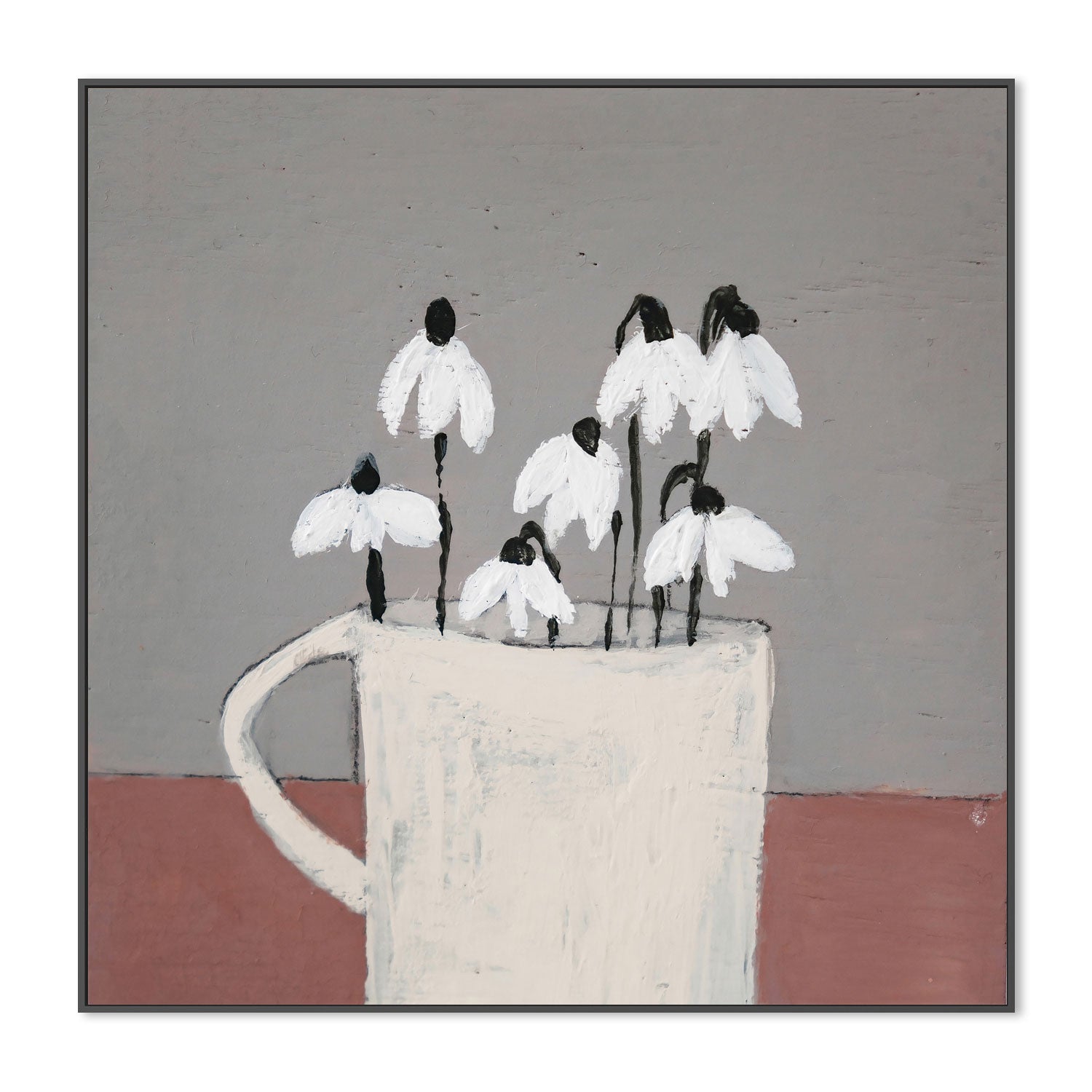 wall-art-print-canvas-poster-framed-Snowdrops , By Louise O'hara-3