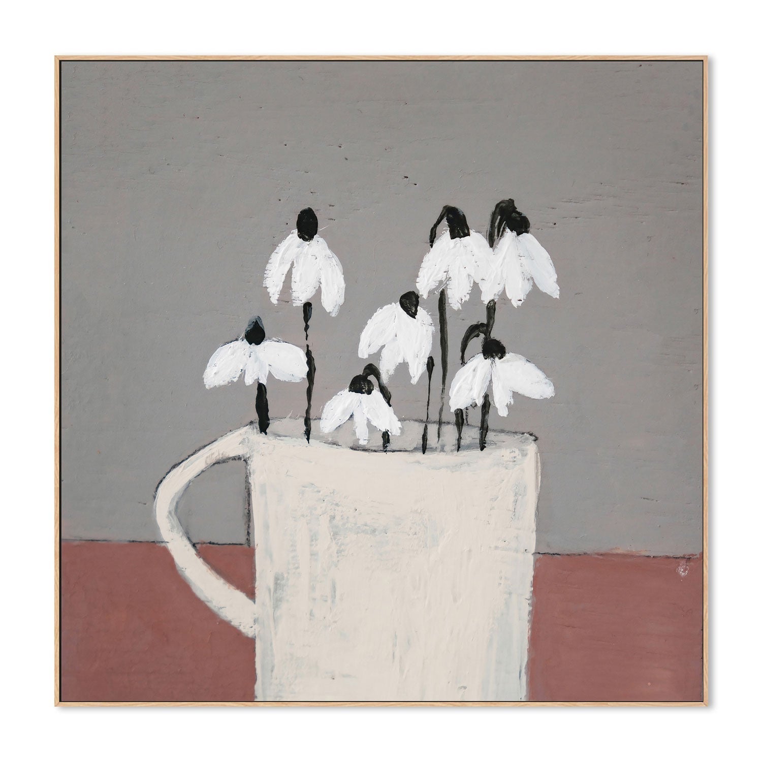 wall-art-print-canvas-poster-framed-Snowdrops , By Louise O'hara-4