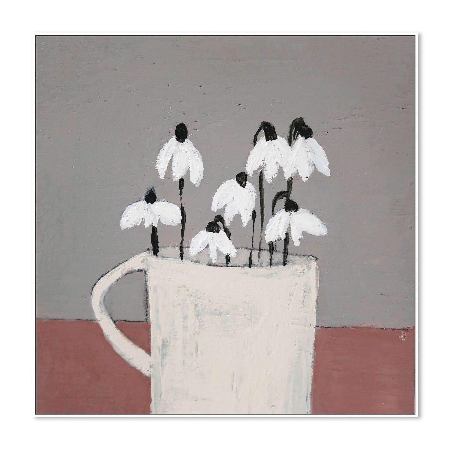 wall-art-print-canvas-poster-framed-Snowdrops , By Louise O'hara-5