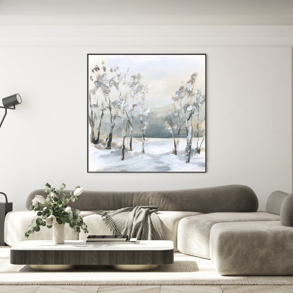 wall-art-print-canvas-poster-framed-Snowy Winter Trees , By Katrina Pete-GIOIA-WALL-ART