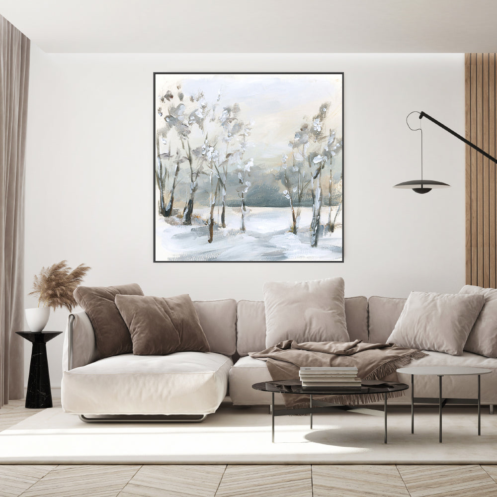 wall-art-print-canvas-poster-framed-Snowy Winter Trees , By Katrina Pete-GIOIA-WALL-ART