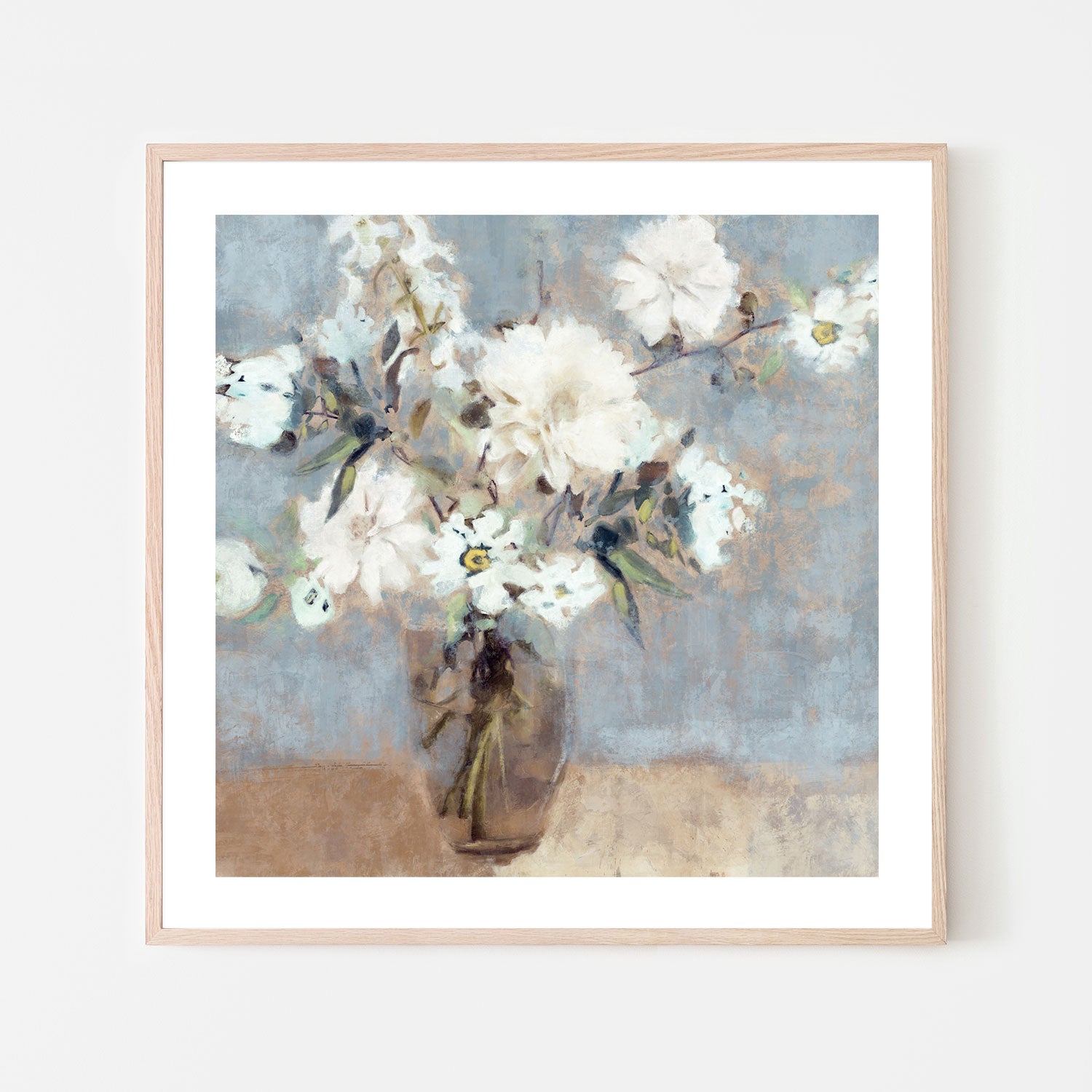 wall-art-print-canvas-poster-framed-Soft Blue Bouquet, Style A , By Nina Blue-6