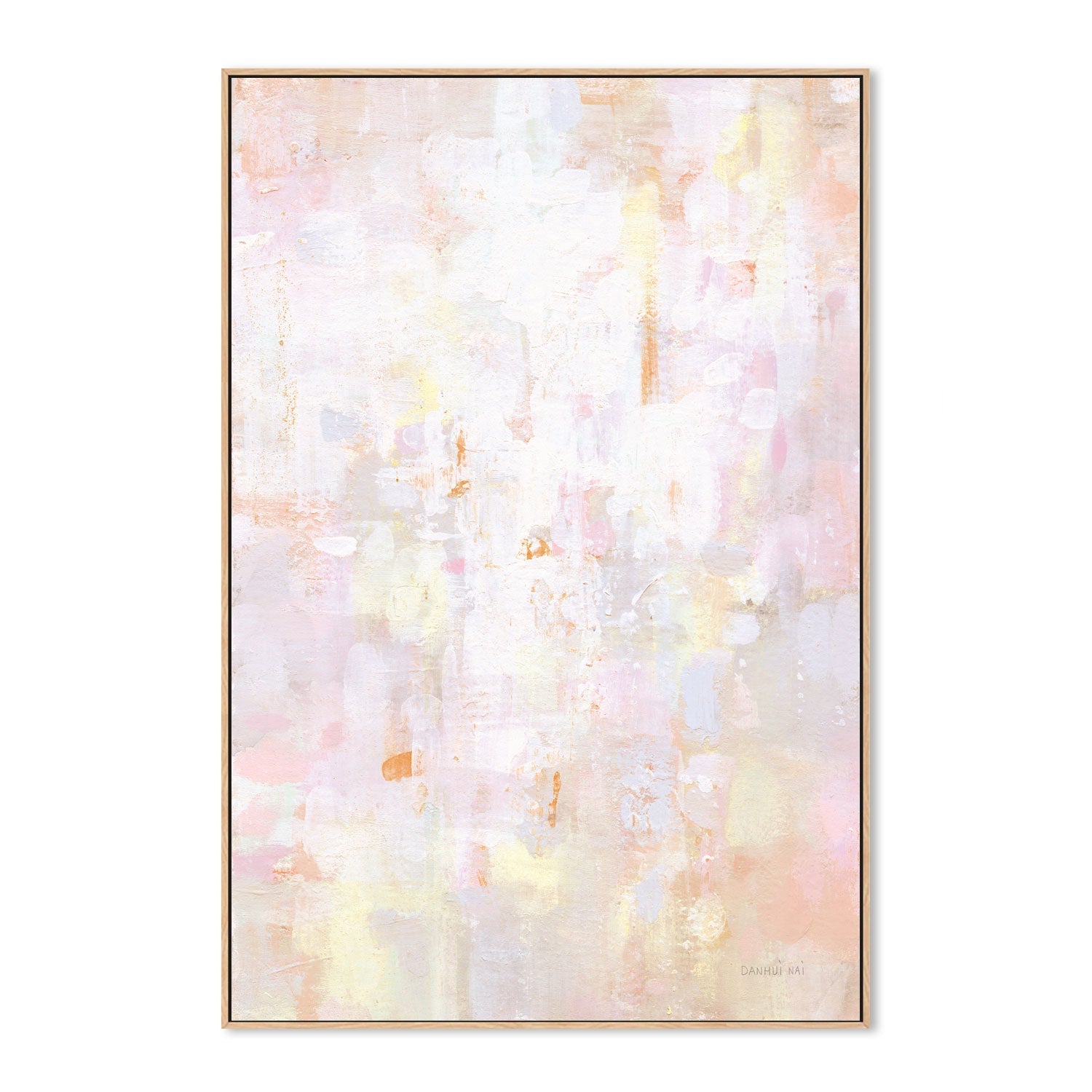 wall-art-print-canvas-poster-framed-Soft Blush Serenade , By Danhui Nai-4