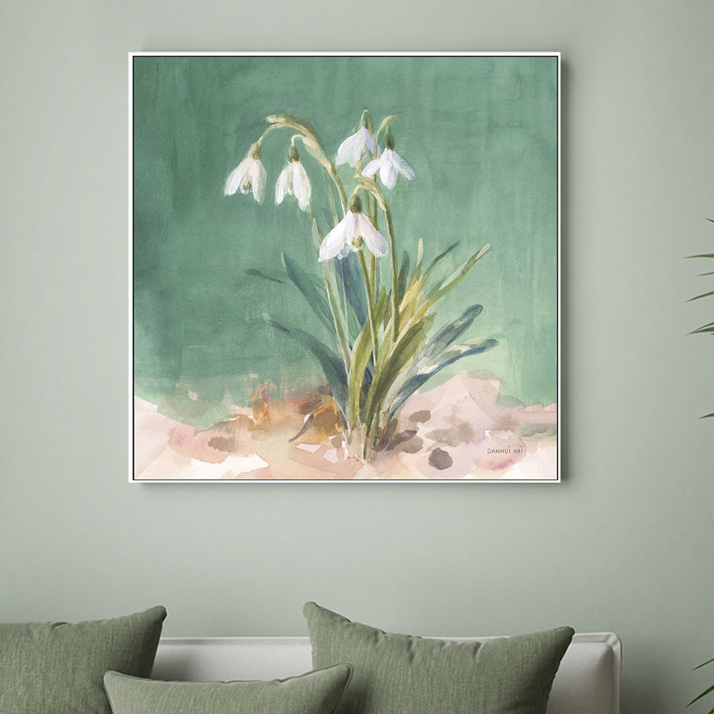 wall-art-print-canvas-poster-framed-Soft Dewdrops-by-Danhui Nai-Gioia Wall Art