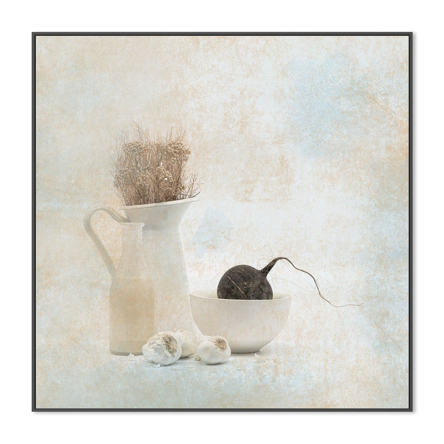 wall-art-print-canvas-poster-framed-Soft Impression With Rammenas And Milk, by Saskia Dingemans-by-Plus X Studio-Gioia Wall Art