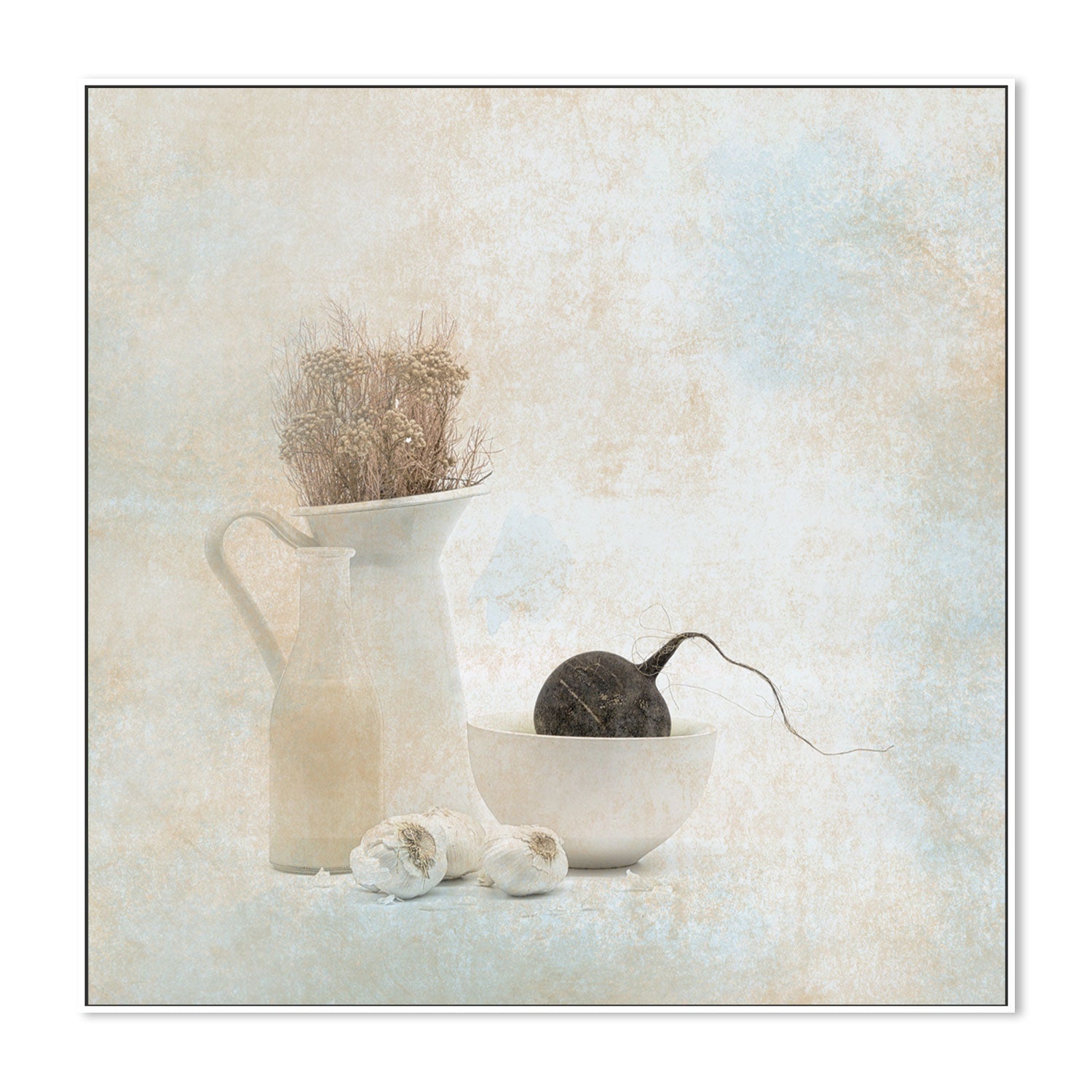 wall-art-print-canvas-poster-framed-Soft Impression With Rammenas And Milk, by Saskia Dingemans-by-Plus X Studio-Gioia Wall Art