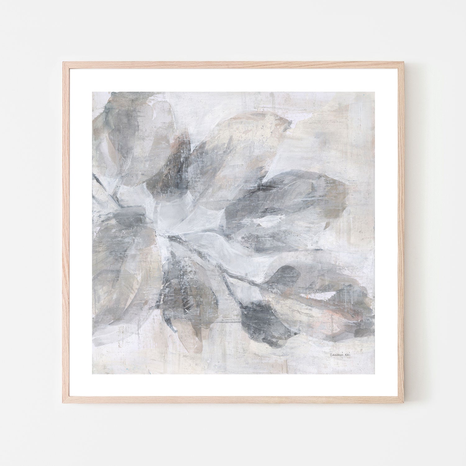 wall-art-print-canvas-poster-framed-Soft Leaves, Style A , By Danhui Nai-6