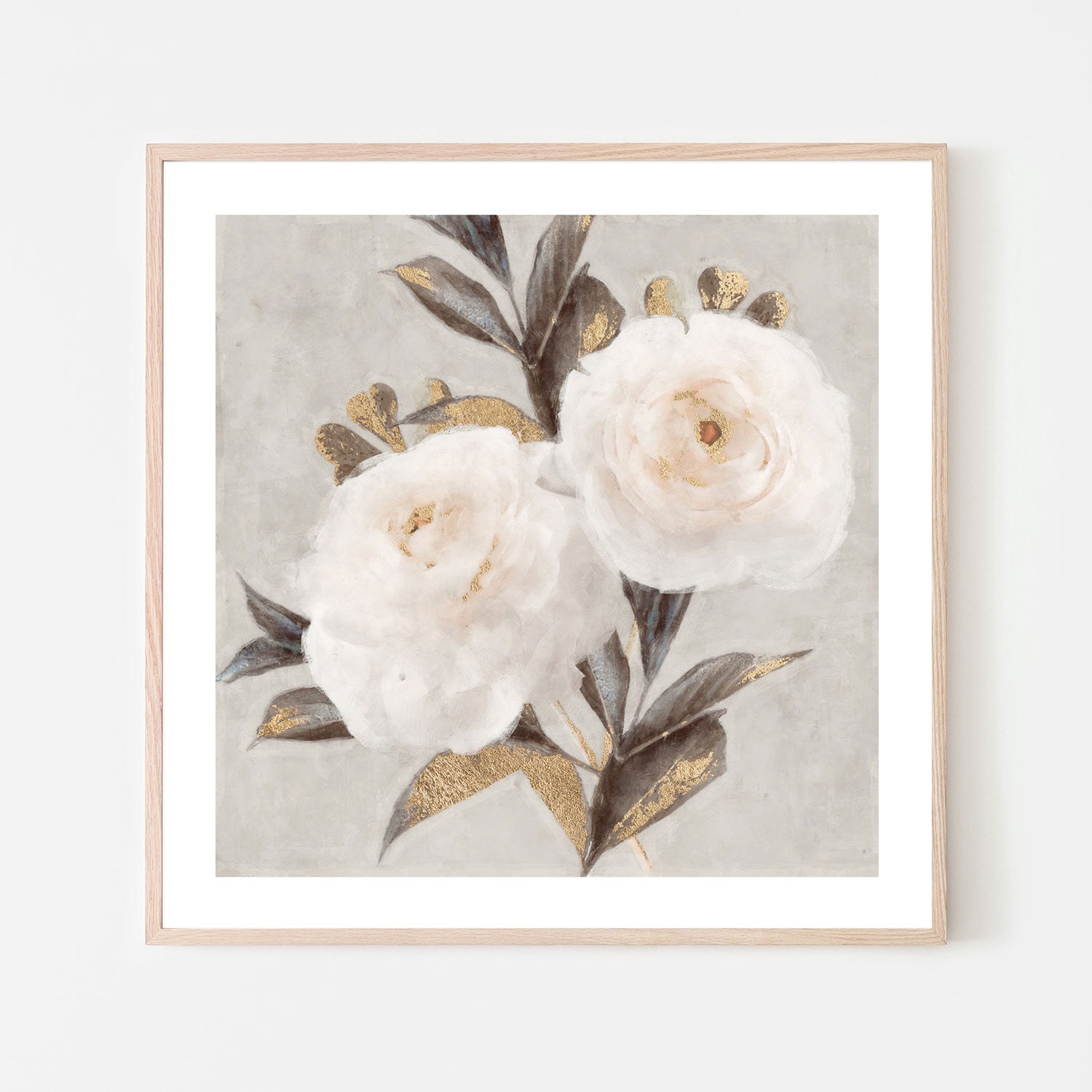 wall-art-print-canvas-poster-framed-Soft Neutral Peony, Style B , By Nina Blue-6