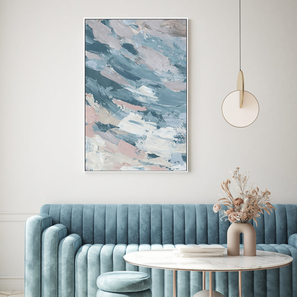 wall-art-print-canvas-poster-framed-Soft Ocean, Style A , By Emily Wood-2