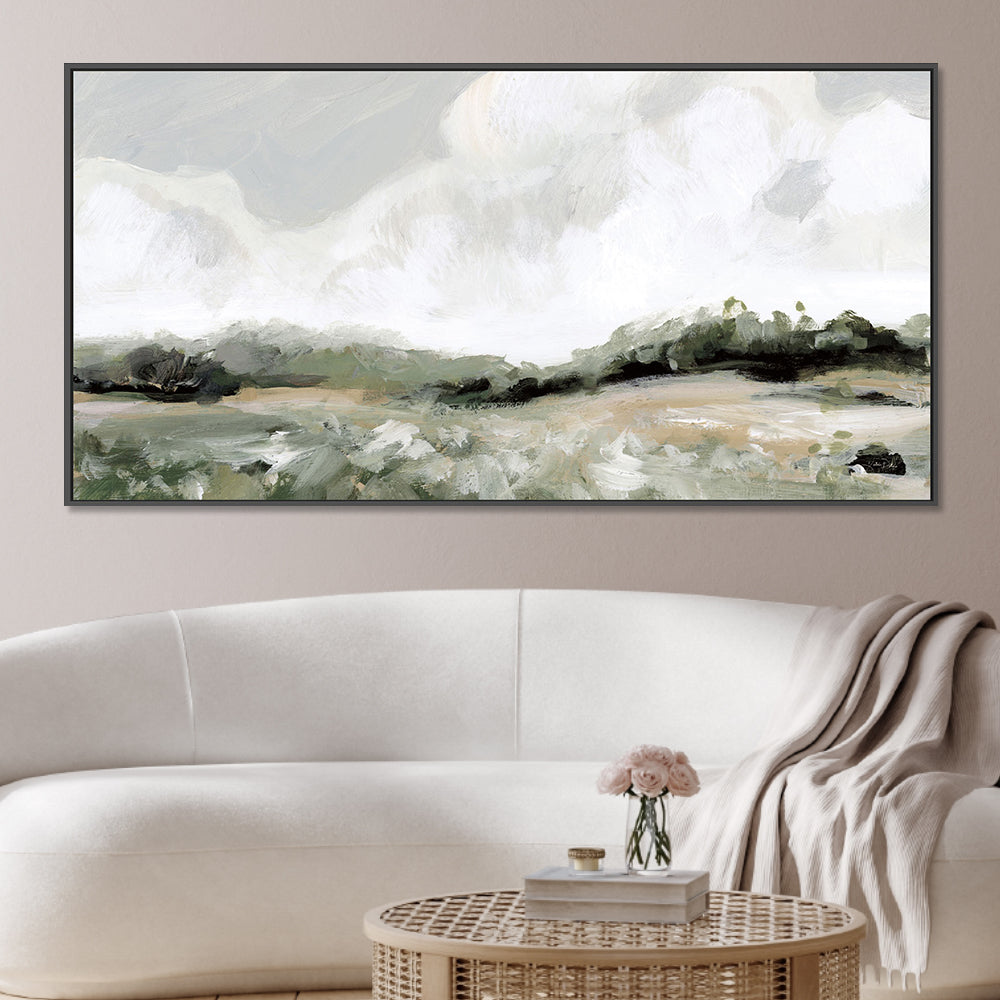 wall-art-print-canvas-poster-framed-Soft Summer Sky Neutral , By Katrina Pete-2