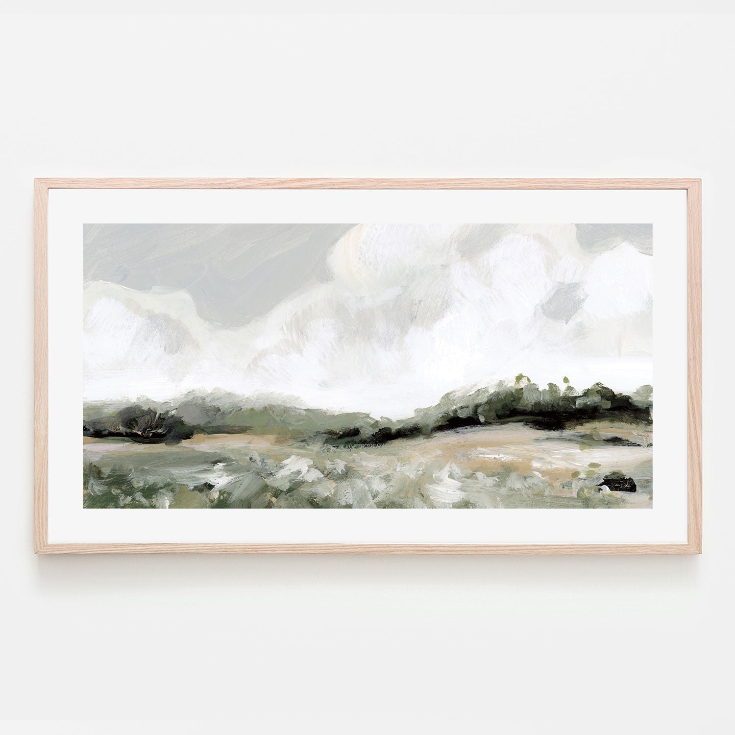 wall-art-print-canvas-poster-framed-Soft Summer Sky Neutral , By Katrina Pete-6