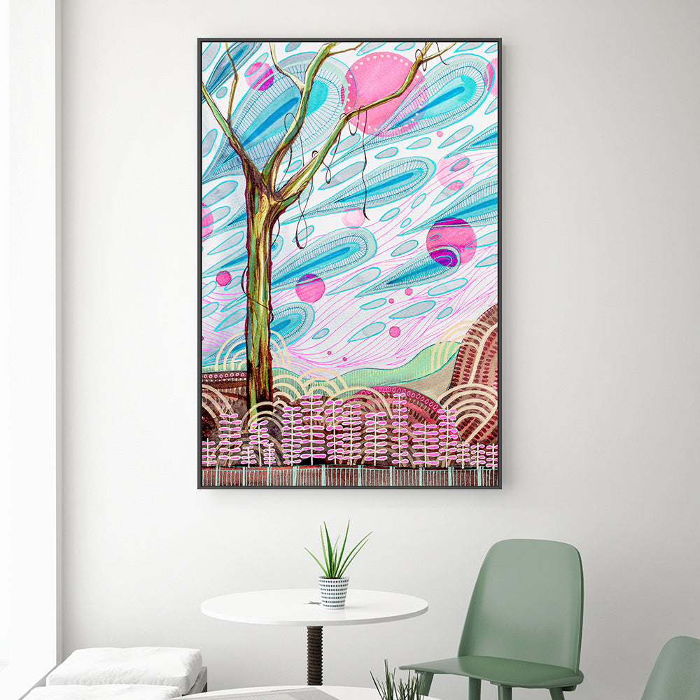 wall-art-print-canvas-poster-framed-Spirit Tree , By Sarah Carlton Art-GIOIA-WALL-ART