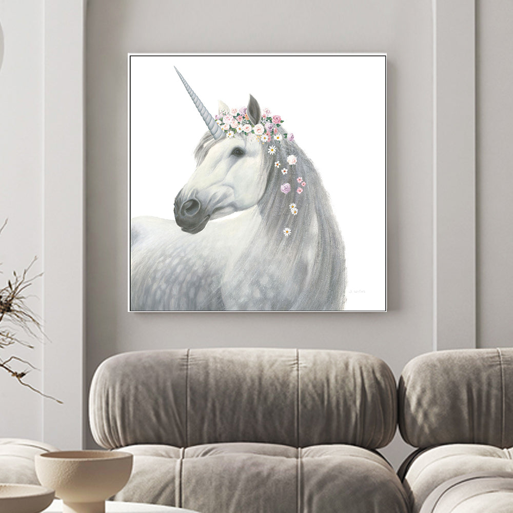 wall-art-print-canvas-poster-framed-Spirit Unicorn, Style B-by-James Wiens-Gioia Wall Art