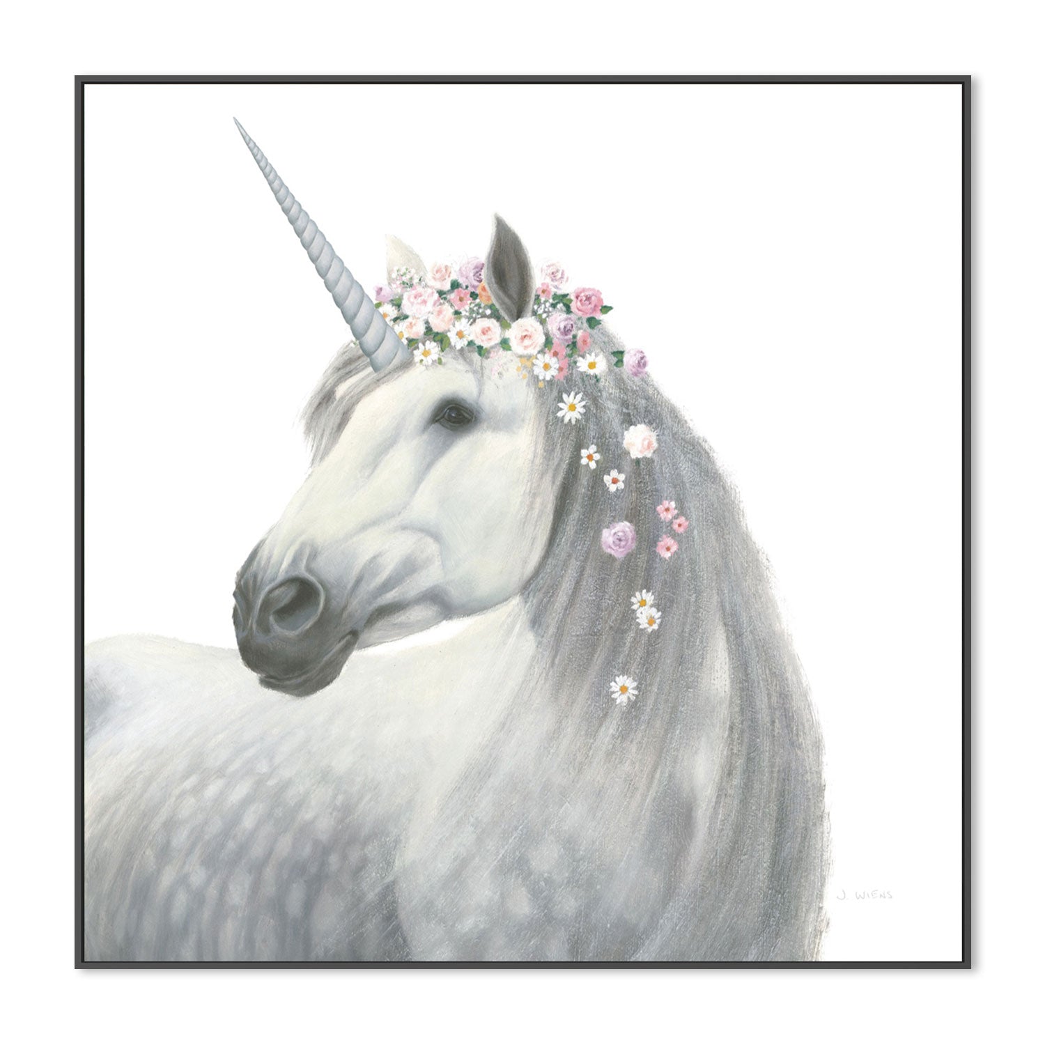 wall-art-print-canvas-poster-framed-Spirit Unicorn, Style B-by-James Wiens-Gioia Wall Art