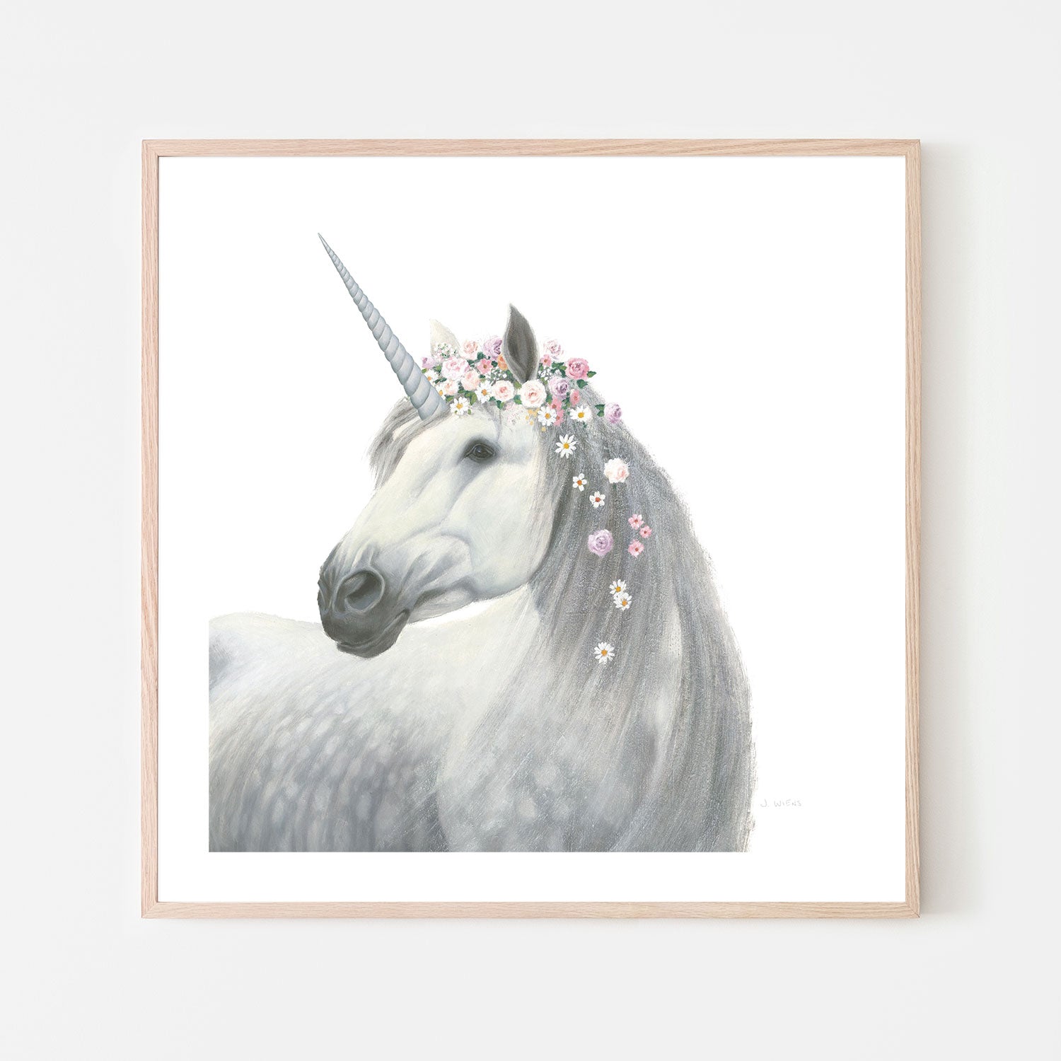 wall-art-print-canvas-poster-framed-Spirit Unicorn, Style B-by-James Wiens-Gioia Wall Art