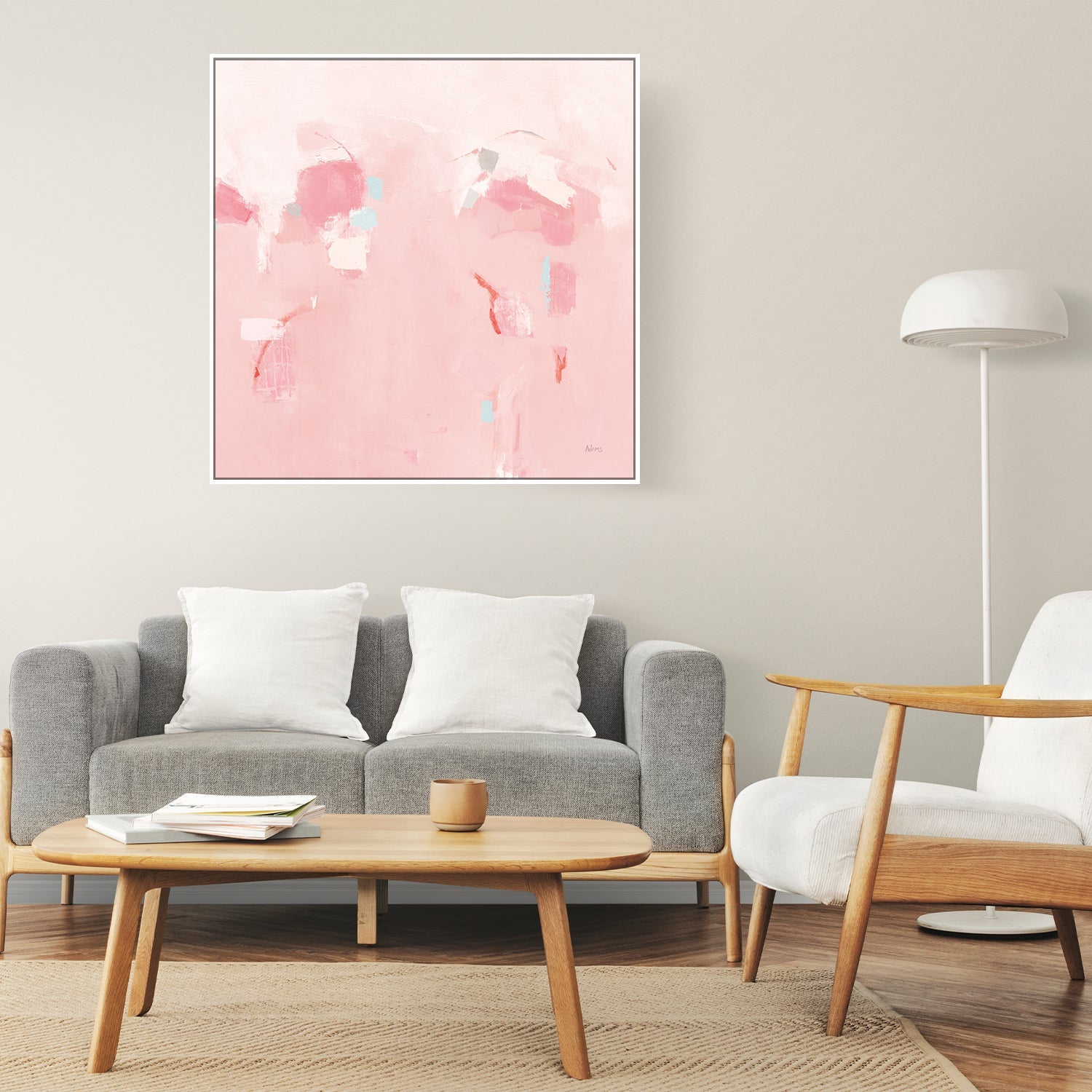 wall-art-print-canvas-poster-framed-Splash Pink-by-Phyllis Adams-Gioia Wall Art