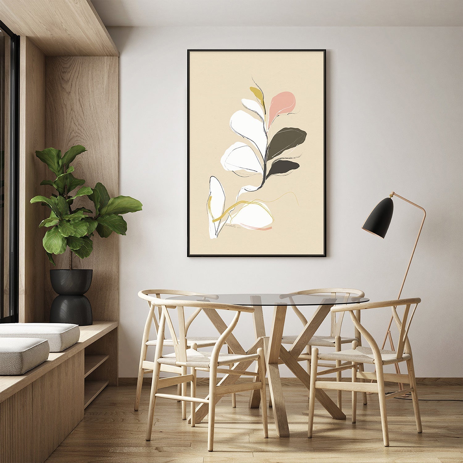 wall-art-print-canvas-poster-framed-Spring Buds , By Andelle Art-2