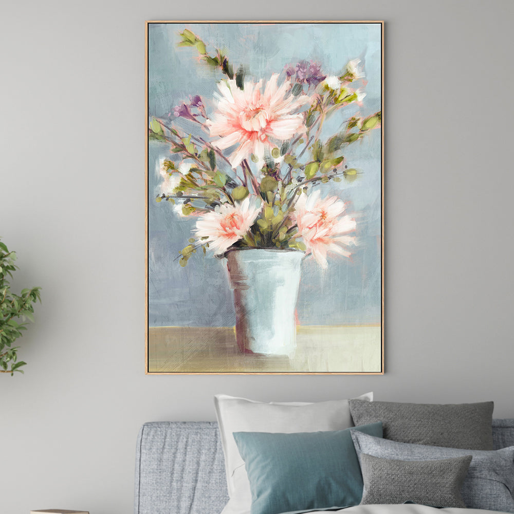 wall-art-print-canvas-poster-framed-Spring Florals, Style A , By Nina Blue-2