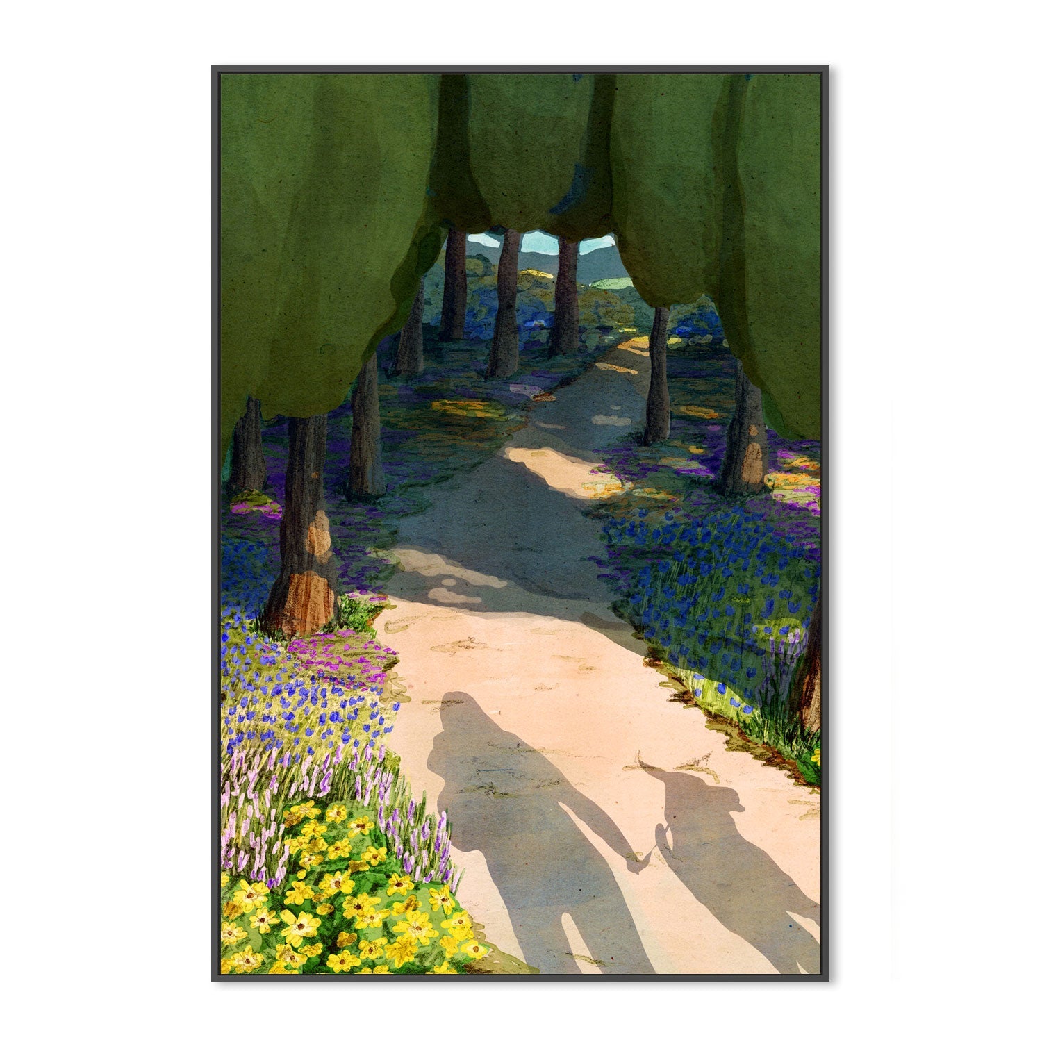 wall-art-print-canvas-poster-framed-Spring Has Sprung , By Eva Halfers-3