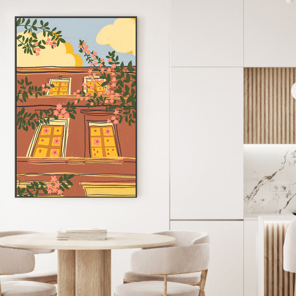 wall-art-print-canvas-poster-framed-Spring House , By Gigi Rosado-GIOIA-WALL-ART