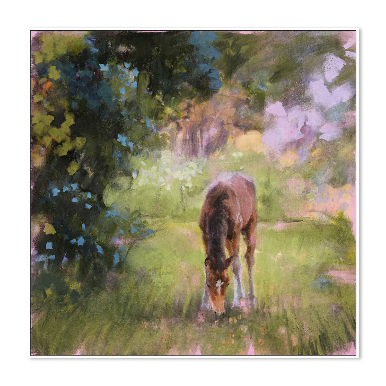 wall-art-print-canvas-poster-framed-Spring Time Foal, Style B , By Nina Blue-5