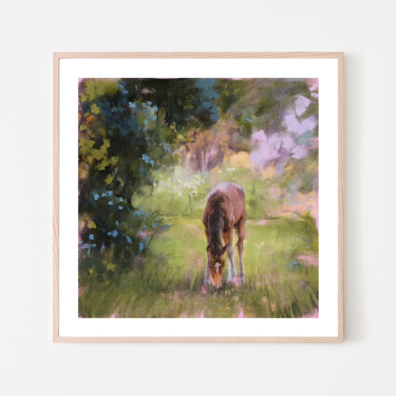 wall-art-print-canvas-poster-framed-Spring Time Foal, Style B , By Nina Blue-6