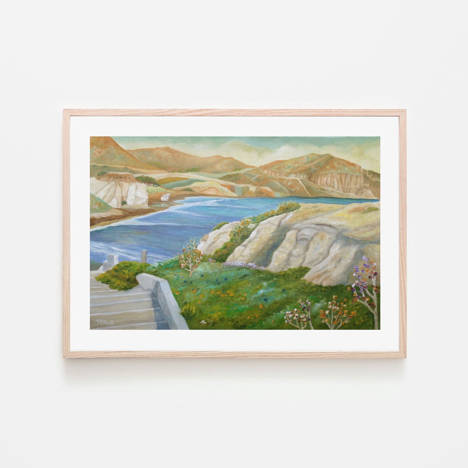 wall-art-print-canvas-poster-framed-Springing Down The Shore , By Angeles M. Pomata-6