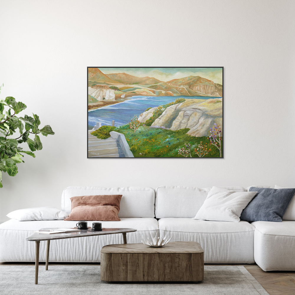 wall-art-print-canvas-poster-framed-Springing Down The Shore , By Angeles M. Pomata-7