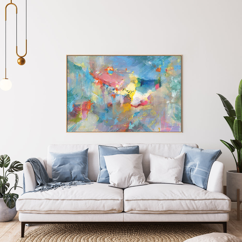 wall-art-print-canvas-poster-framed-Stained Concrete , By Danhui Nai-GIOIA-WALL-ART