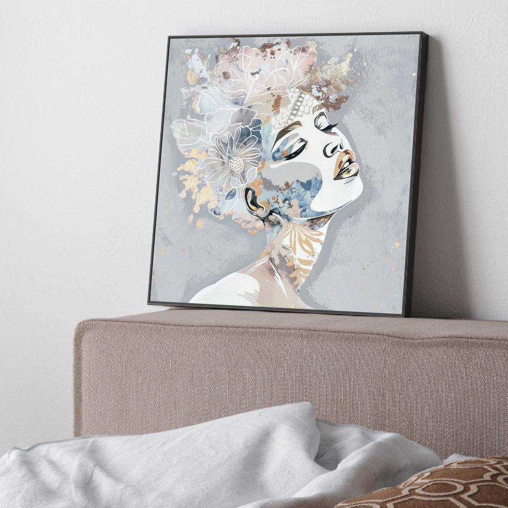 wall-art-print-canvas-poster-framed-Stardust Blue By Bella Eve , By Bella Eve-2