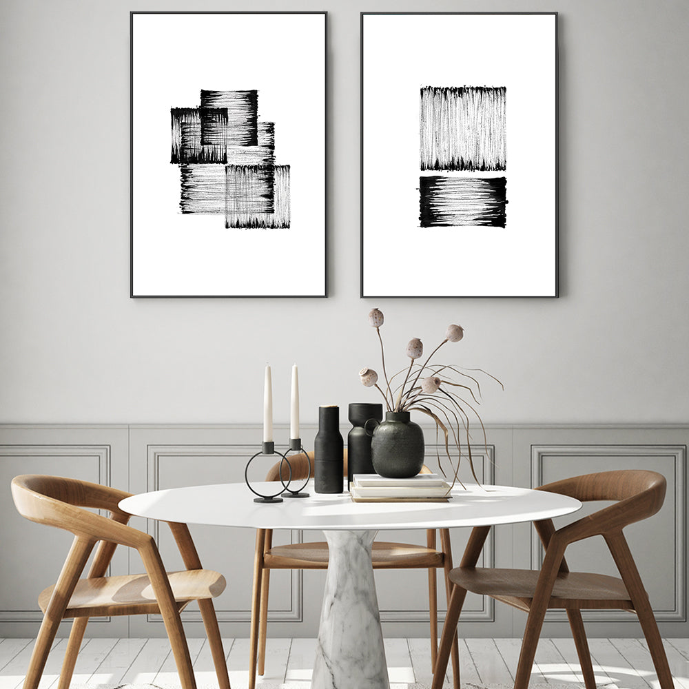 wall-art-print-canvas-poster-framed-Stick Ink, Set Of 2-by-Danushka Abeygoda-Gioia Wall Art