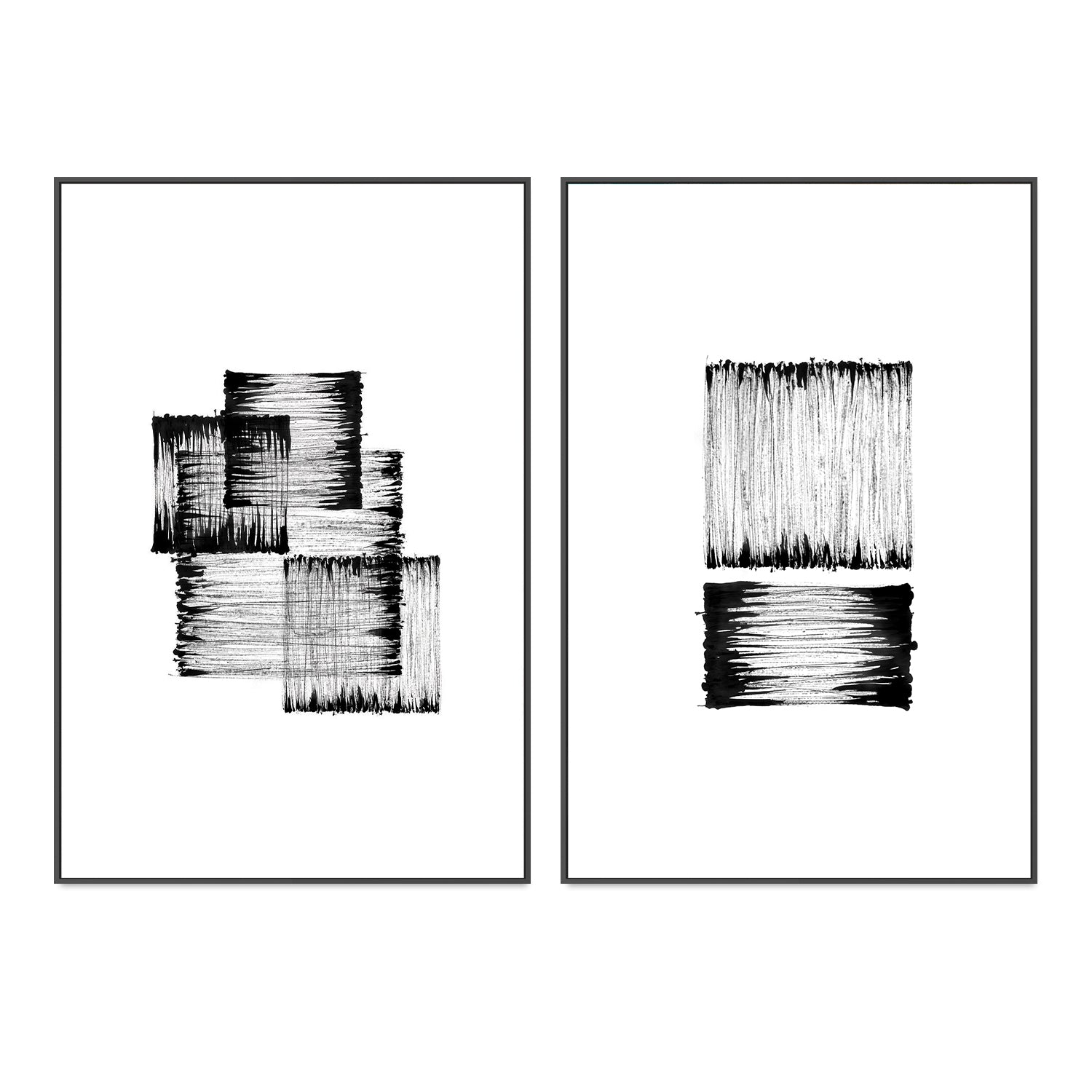 wall-art-print-canvas-poster-framed-Stick Ink, Set Of 2-by-Danushka Abeygoda-Gioia Wall Art