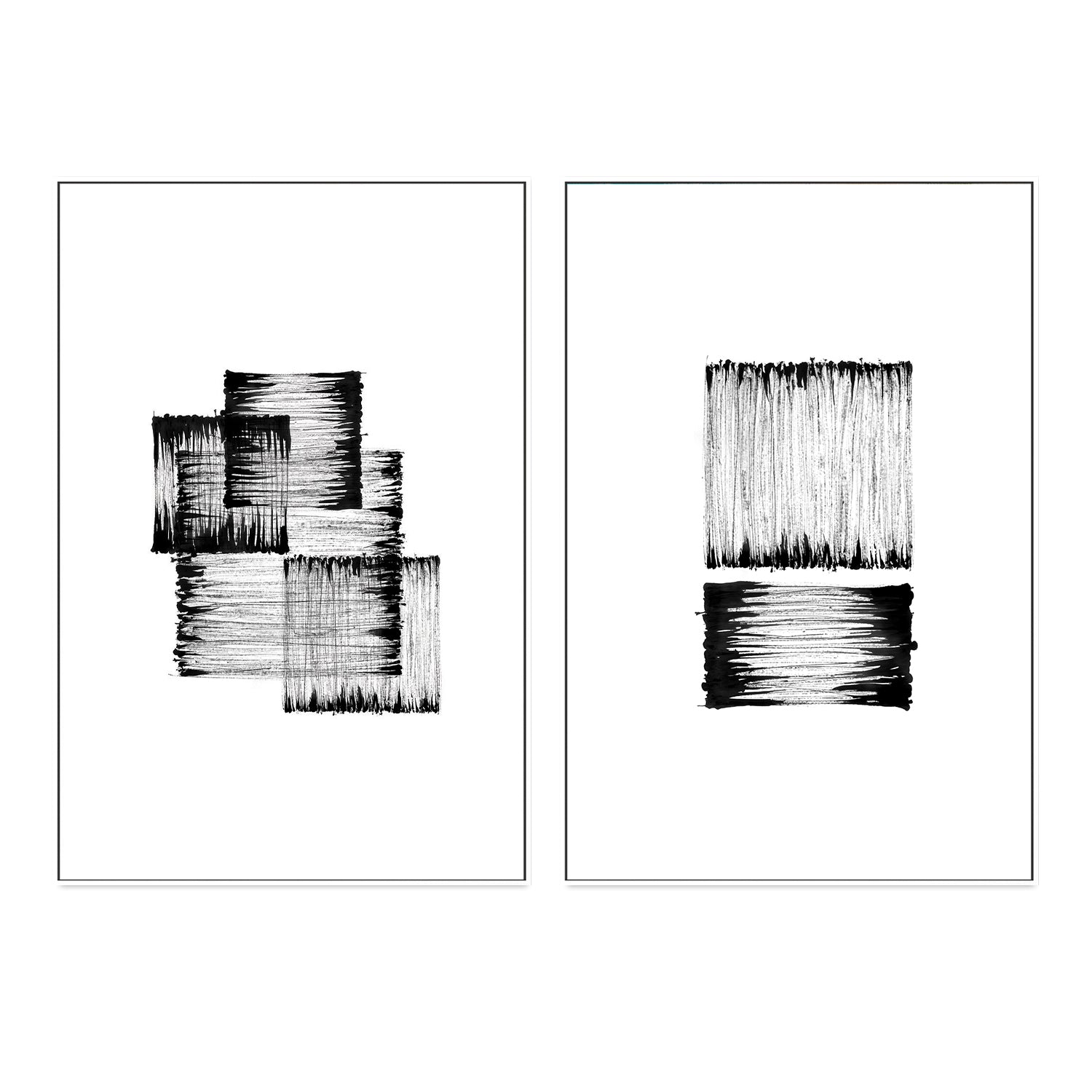 wall-art-print-canvas-poster-framed-Stick Ink, Set Of 2-by-Danushka Abeygoda-Gioia Wall Art