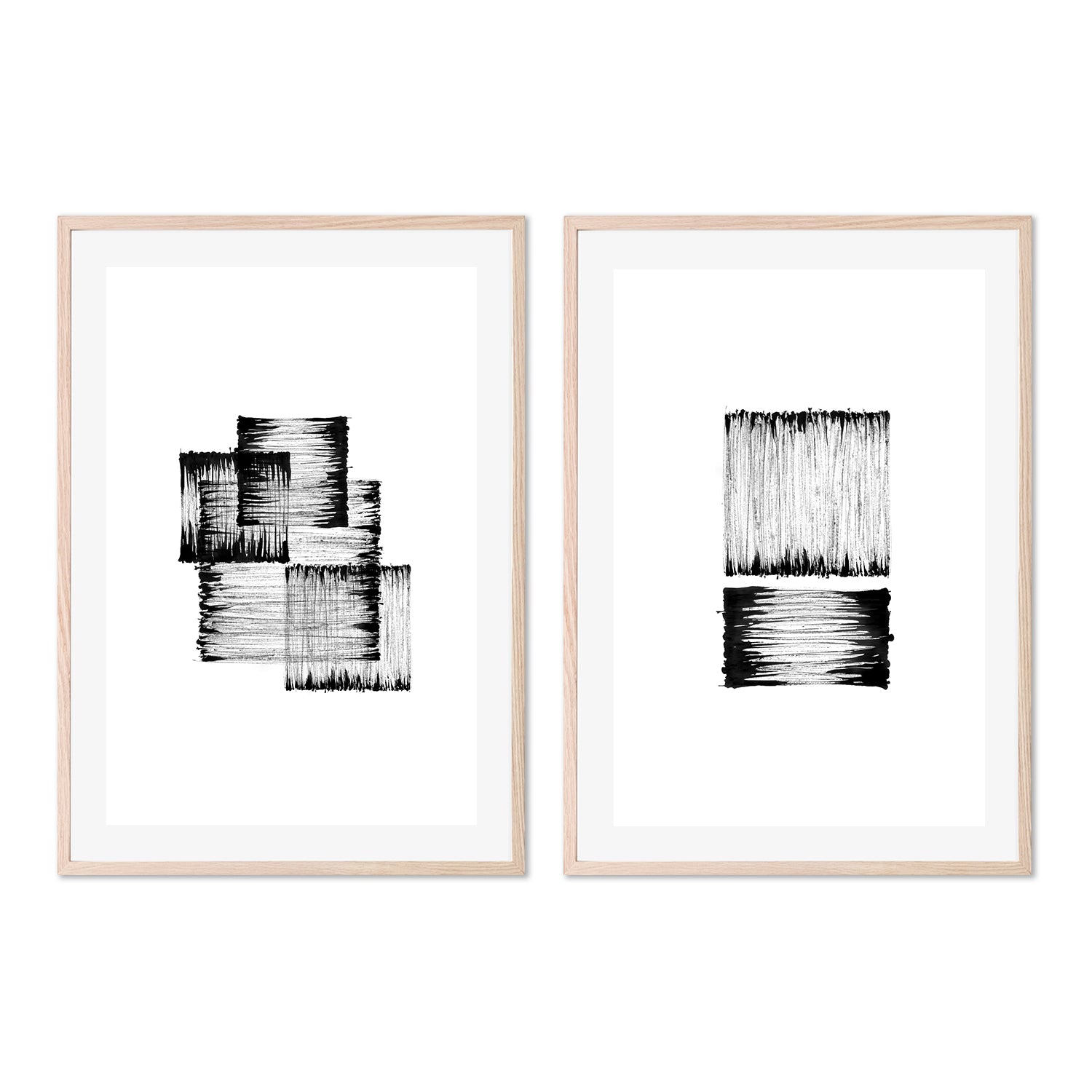 wall-art-print-canvas-poster-framed-Stick Ink, Set Of 2-by-Danushka Abeygoda-Gioia Wall Art