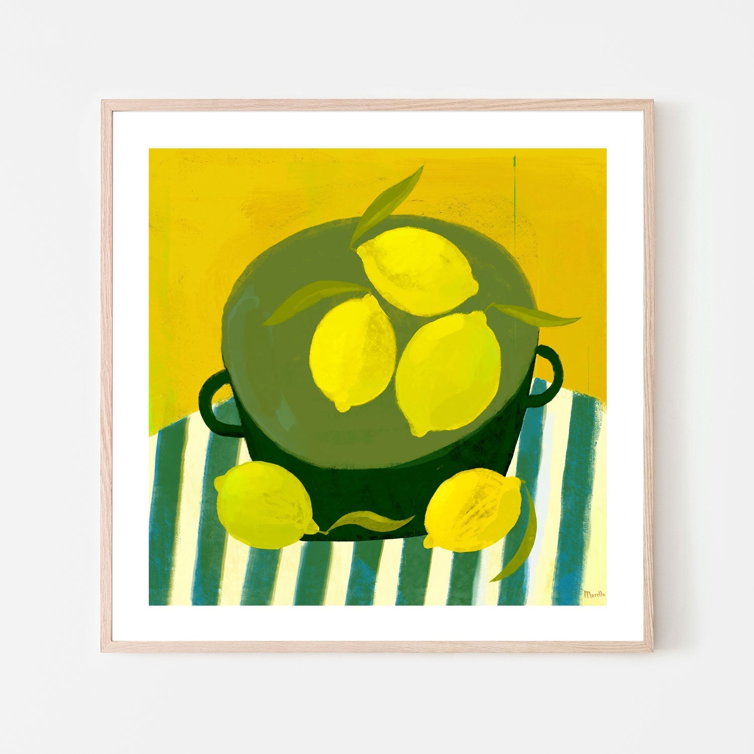 wall-art-print-canvas-poster-framed-Still Life With Lemons , By Marco Marella-7