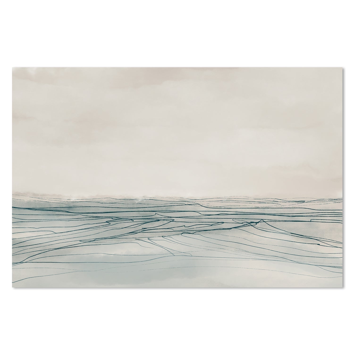 wall-art-print-canvas-poster-framed-Still Sea , By Dan Hobday-by-Dan Hobday-Gioia Wall Art