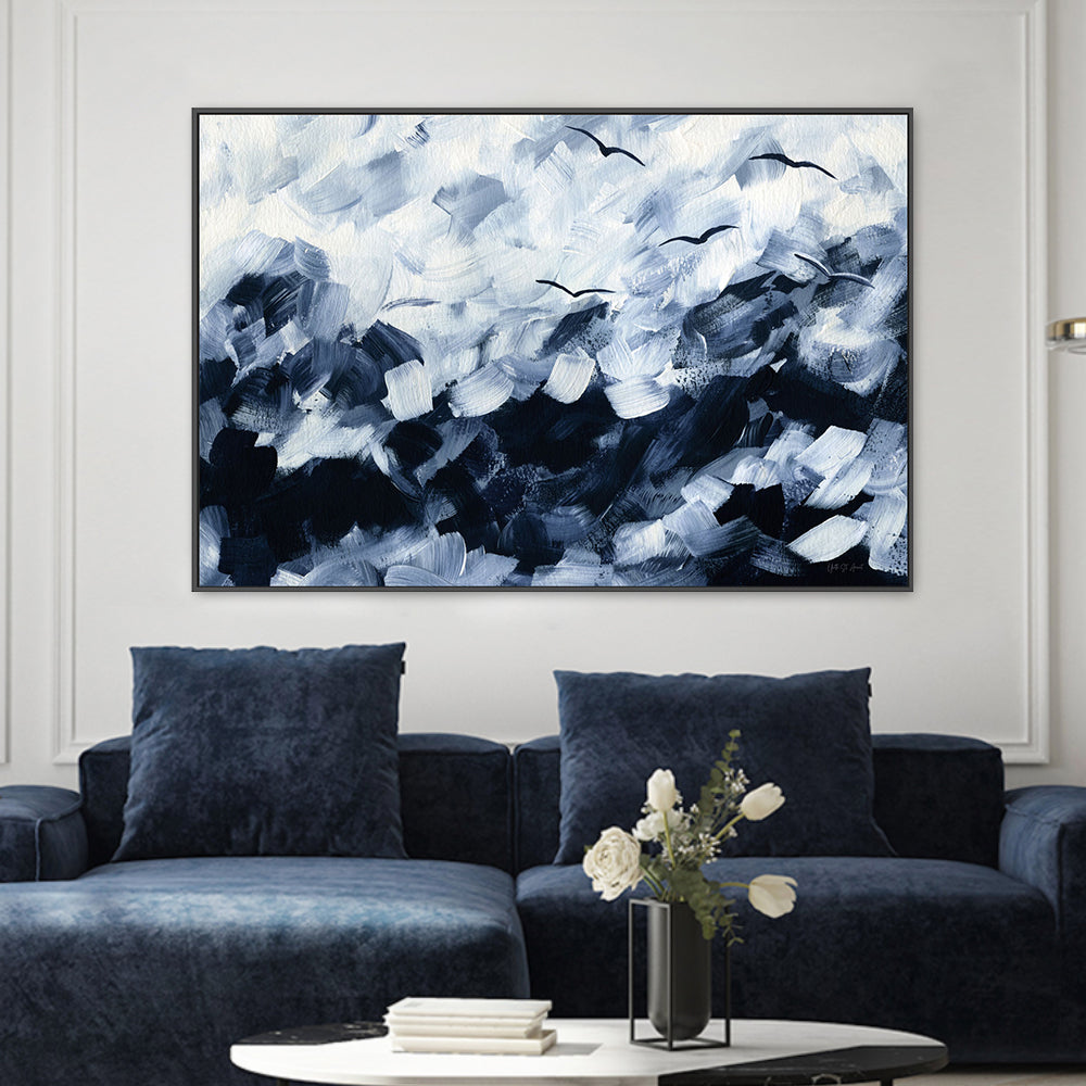 wall-art-print-canvas-poster-framed-Stormy Sea , By Yvette St. Amant-2