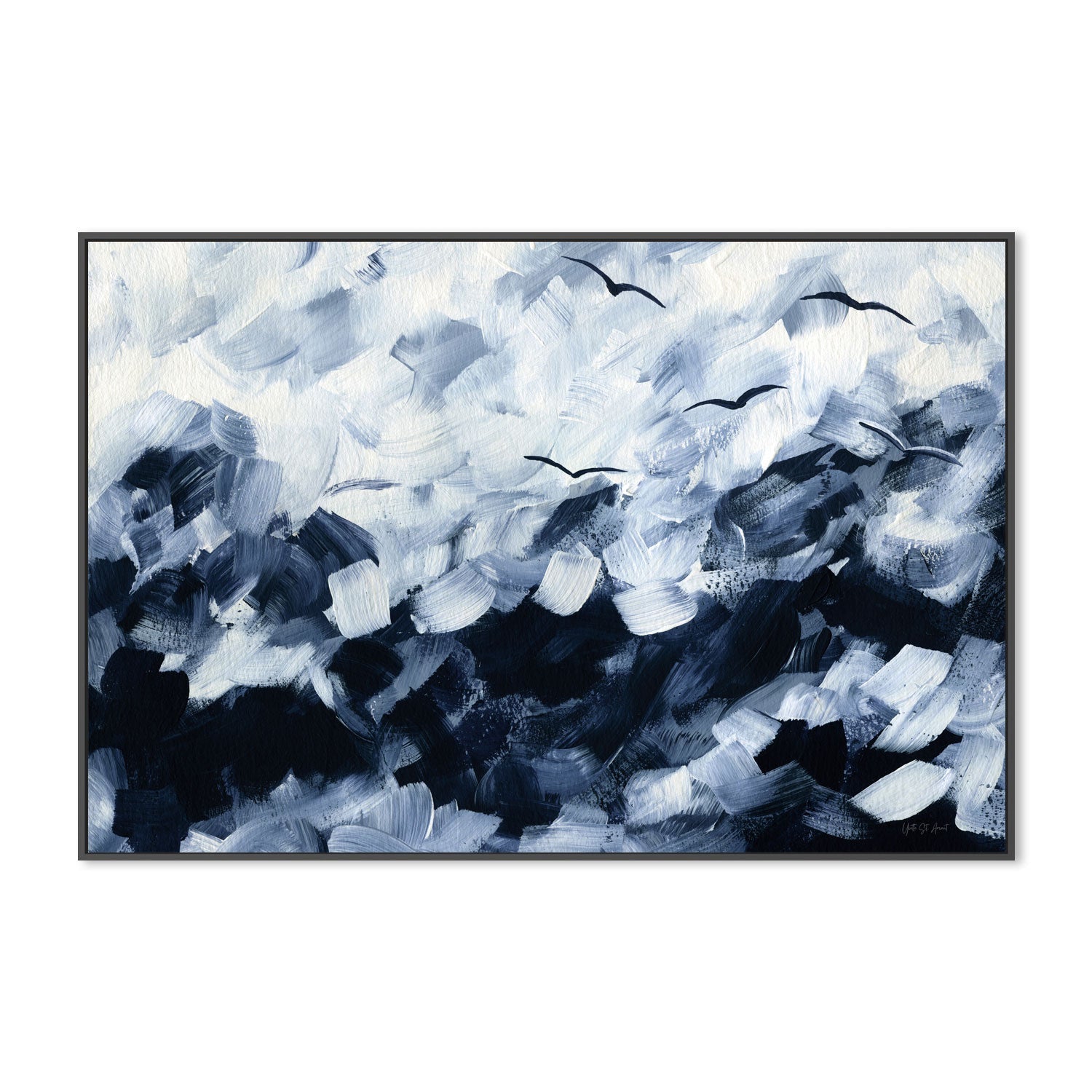 wall-art-print-canvas-poster-framed-Stormy Sea , By Yvette St. Amant-3