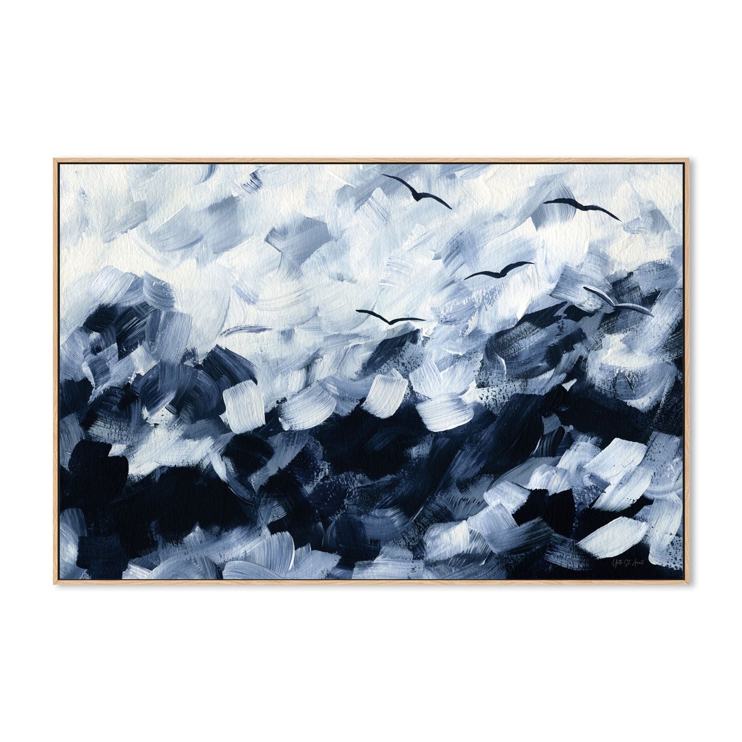 wall-art-print-canvas-poster-framed-Stormy Sea , By Yvette St. Amant-4