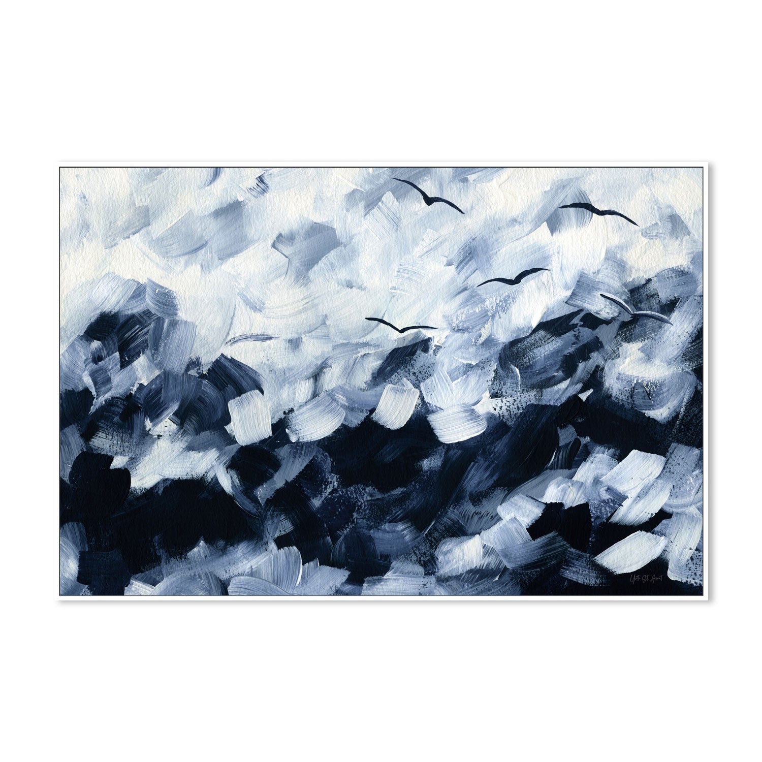 wall-art-print-canvas-poster-framed-Stormy Sea , By Yvette St. Amant-5