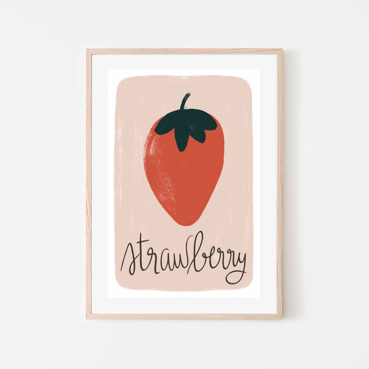 wall-art-print-canvas-poster-framed-Strawberry , By Menina Lisboa-6