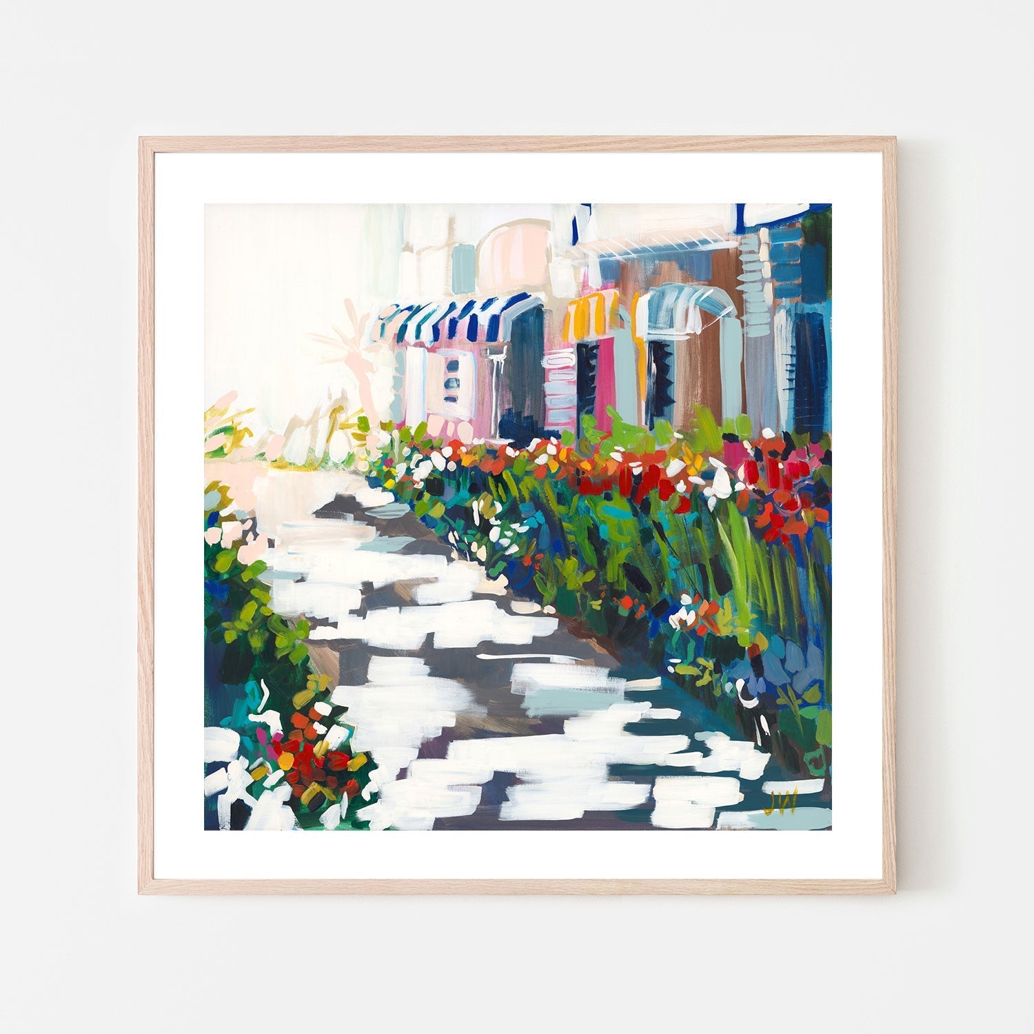 wall-art-print-canvas-poster-framed-Street Awnings , By Jenny Westenhofer Art-6