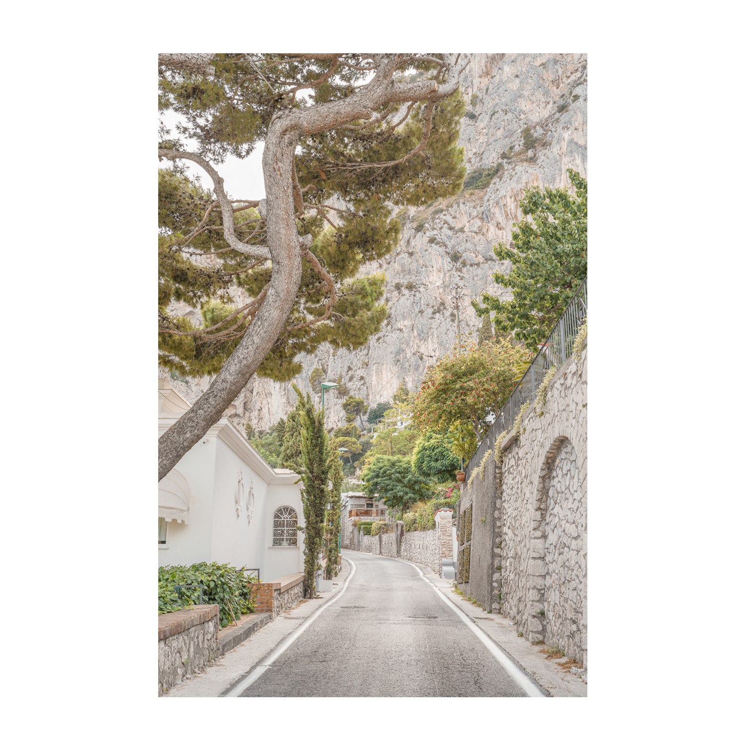 wall-art-print-canvas-poster-framed-Streets of Capri-1