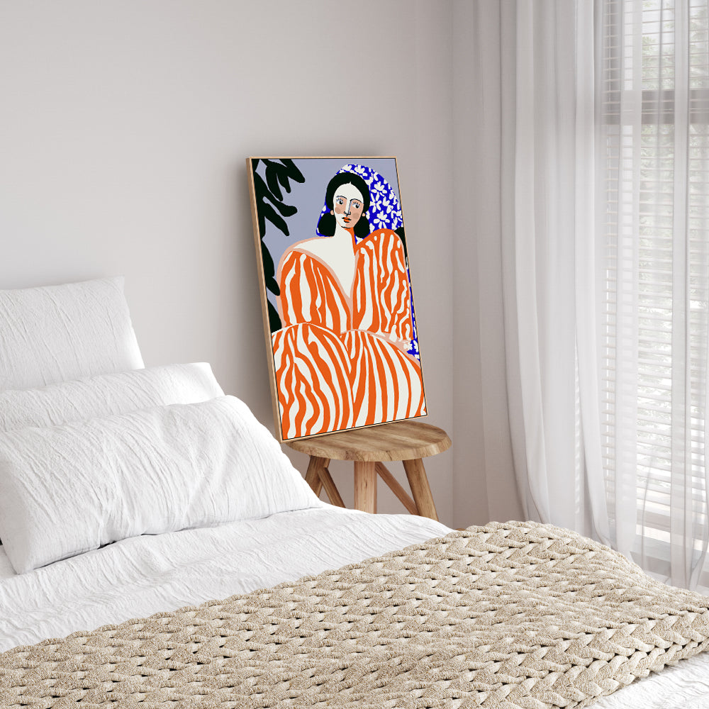 wall-art-print-canvas-poster-framed-Striped Suit , By Treechild-7