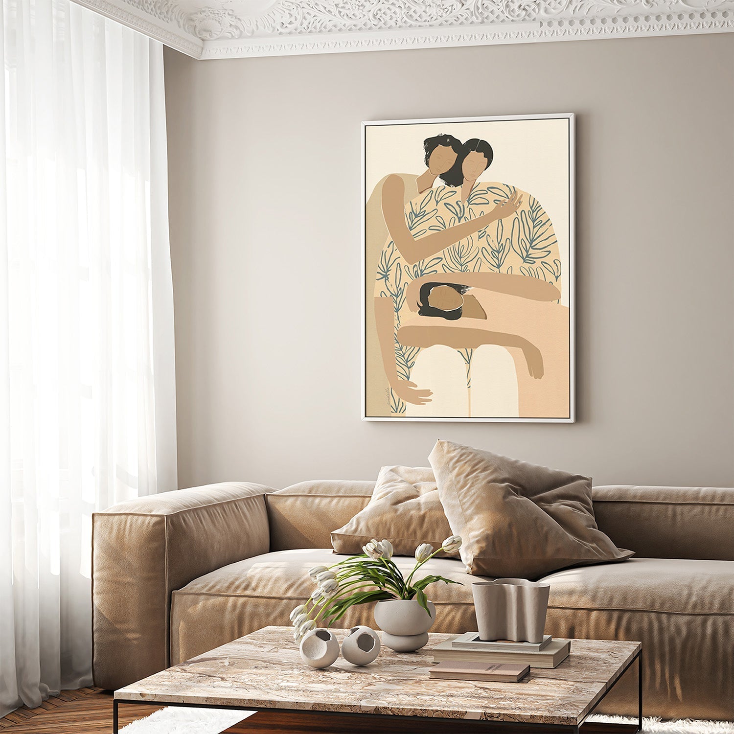 wall-art-print-canvas-poster-framed-Stronger Together , By Andelle Art-2