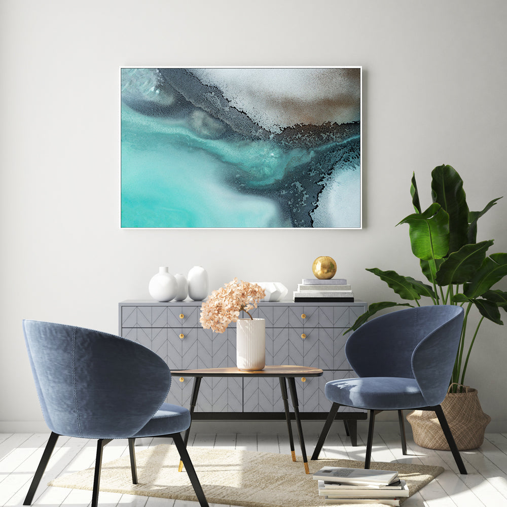 wall-art-print-canvas-poster-framed-Subtle Sea Echo , By Petra Meikle-2