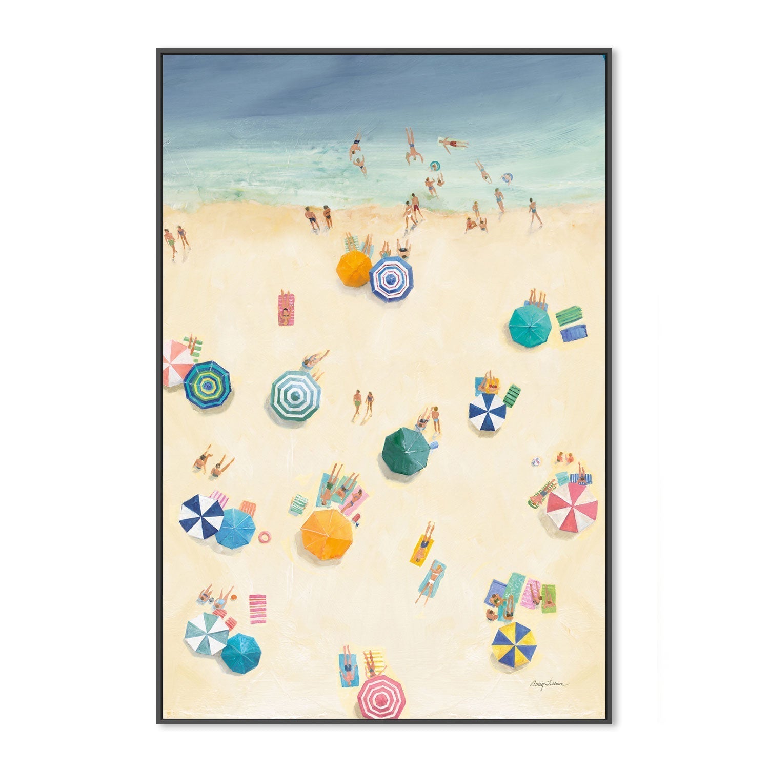 wall-art-print-canvas-poster-framed-Summer Beach Fun , By Avery Tilmon-GIOIA-WALL-ART