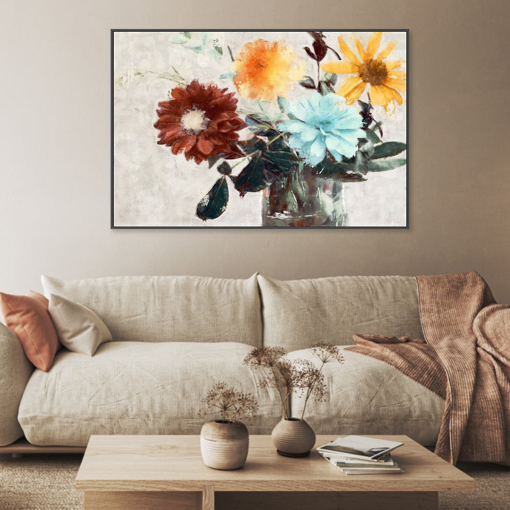 wall-art-print-canvas-poster-framed-Summer Bouquet , By Nina Blue-2