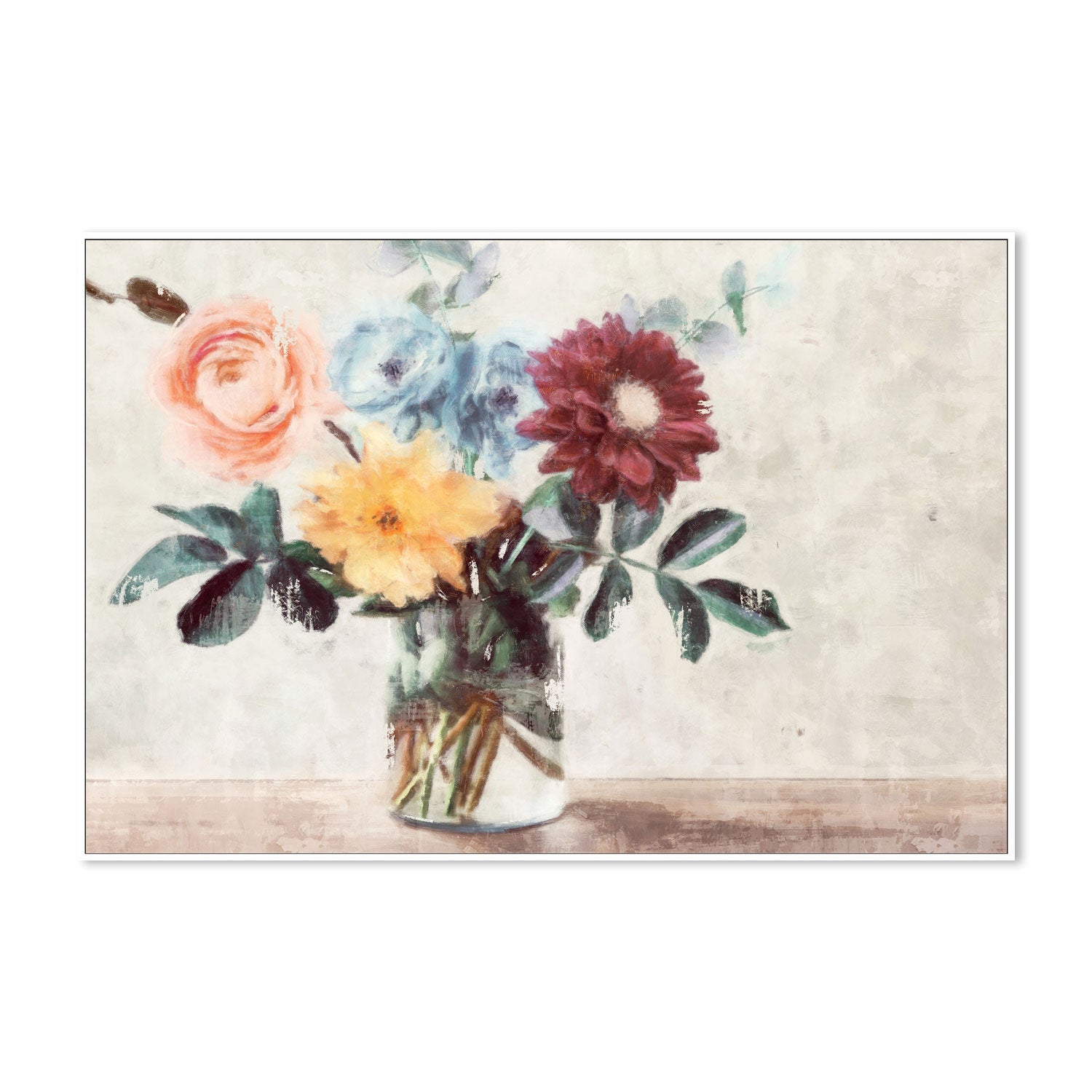 wall-art-print-canvas-poster-framed-Summer Bouquet , By Nina Blue-5