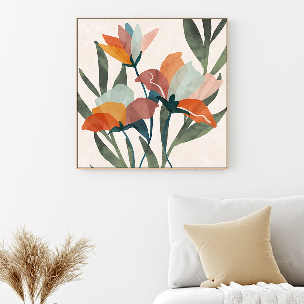 wall-art-print-canvas-poster-framed-Summer Bouquet, Style C , By Nina Blue-2